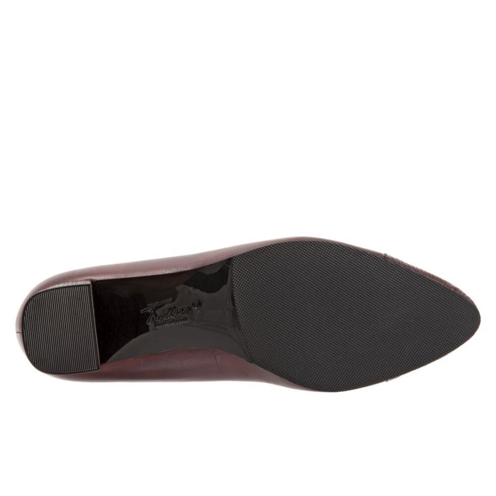 Trotters Womens Kiki Burgundy Shoes (NWT) - Picture 6 of 7